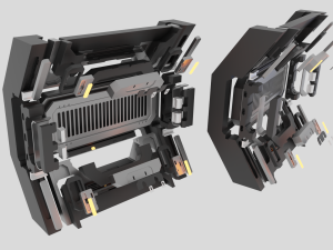 scifi corridor Model 3D