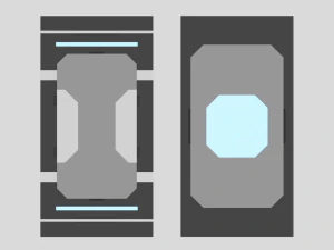 corridoio fantascientifico Modello 3D