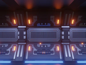 corridoio fantascientifico Modello 3D