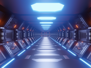 scifi corridor 3D Model
