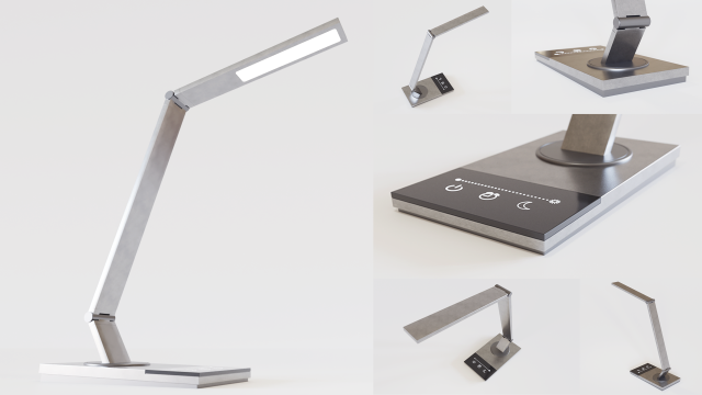 3d desk lamp 3D 模型 .c4d .max .obj .3ds .fbx .stl .blend 