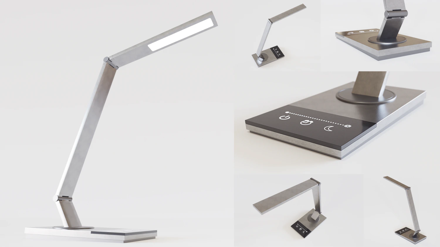 3d desk lamp 3D Model .c4d .max .obj .3ds .fbx .stl .blend