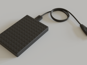 3d external hard disk 3D Model