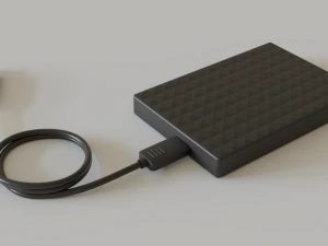 3d external hard disk 3D Model