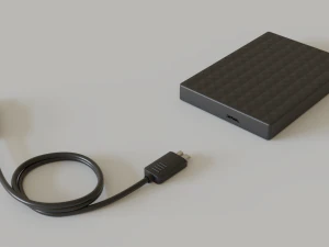3d external hard disk 3D Model