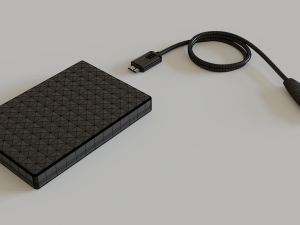 3d external hard disk 3D 모델
