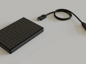 3d external hard disk 3D Model