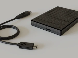 3d external hard disk 3D Model