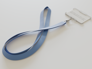3d badge holder with lanyard 3D Model