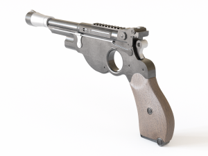the mandalorian blaster Modelo 3D
