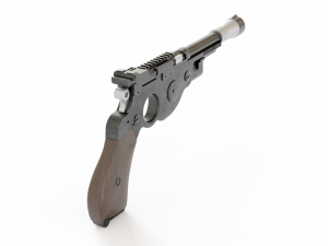 the mandalorian blaster Modelo 3D