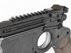 the mandalorian blaster Modelo 3D