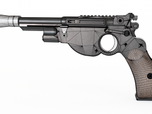 the mandalorian blaster Modelo 3D