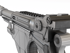 the mandalorian blaster Modelo 3D