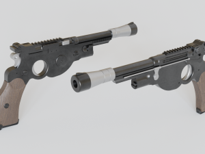 the mandalorian blaster Modelo 3D
