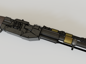 the mandalorian amban phase-pulse rifle Model 3D
