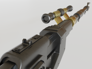 the mandalorian amban phase-pulse rifle Model 3D