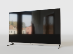 smart tv 8k flat screen 3D 模型