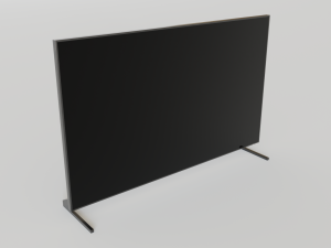 smart tv 8k flat screen 3D Model
