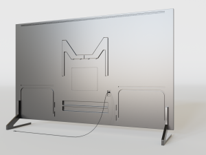 smart tv 8k flat screen 3D Model