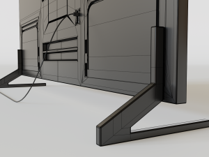 smart tv 8k flat screen 3D Model
