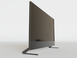 smart tv 8k flat screen 3D Model