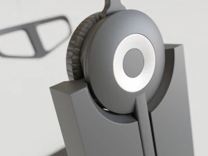 wireless professional headset 3D Model