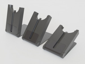 wireless professional headset Model 3D