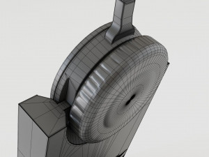 wireless professional headset Model 3D