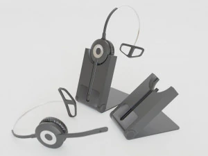 wireless professional headset 3D Model