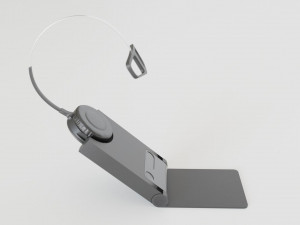 wireless professional headset Model 3D