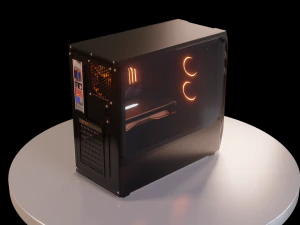 ゲーミングPC 3Dモデル