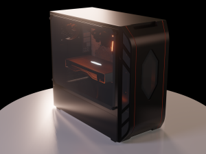 gaming pc Model 3D
