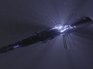 scifi alien ship 3D-Modell