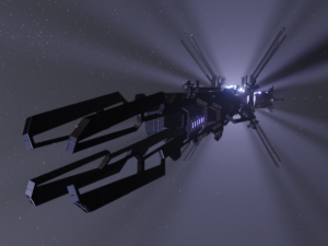 scifi alien ship 3D Model