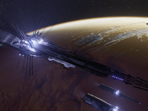 scifi alien ship 3D Model