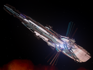 scifi alien ship 3D Model