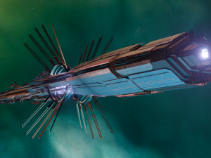scifi alien ship 3D Model