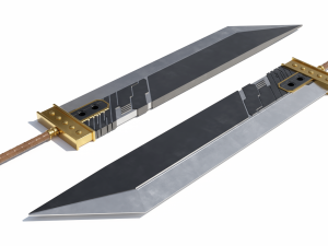 final fantasy buster sword 3D Model