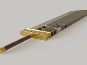 final fantasy buster sword 3D 模型