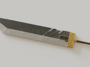 final fantasy buster sword 3D 模型