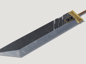 final fantasy buster sword 3D 模型