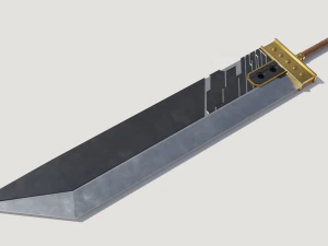 final fantasy buster sword 3D Model