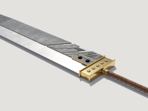 final fantasy buster sword 3D 模型