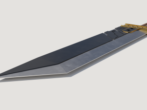 final fantasy buster sword 3D 模型