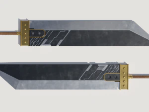 final fantasy buster sword 3D Model