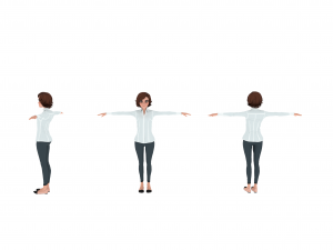 girl 3D 모델
