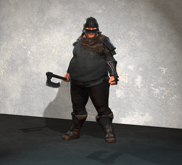 big boy Model 3D .c4d .max .obj .3ds .fbx .stl .blend 