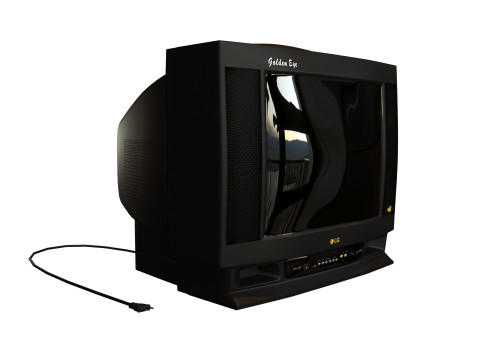 TV LG Aero sound 3D Model
