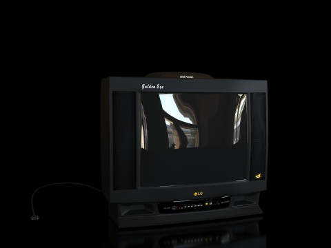 TV LG Aero sound 3D Model